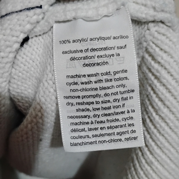 Tommy Hilfiger Knitted Sweater White with multicolor - Picture 9 of 10